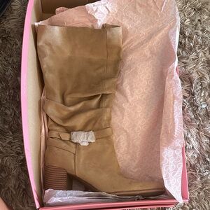 Stylish Tan Knee-High Boots